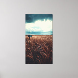 Toile Gardien Solitaire - La Sentinelle Silencieuse Impr