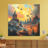 Toile Gardiens de la Skyline (Insitu(Salon))