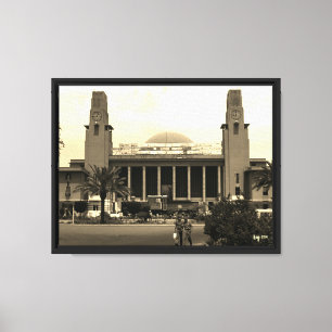 Toile Gare centrale ferroviaire vintage de Bagdad en Ira