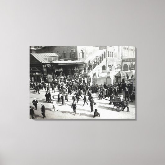 Toile Gare de Broad Street, Londres, vers 1890 (Recto)