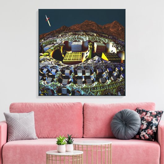 Toile Gare de Lem (Insitu(Salon))