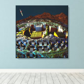 Toile Gare de Lem (Insitu (Plancher de Bois))