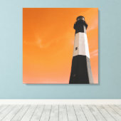 Toile gare de tybee island (Insitu (Plancher de Bois))