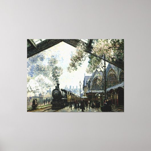 Toile Gare St Lazare (Recto)