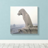 Toile Gargoyle sur la balustrade de la Grande (Insitu (Plancher de Bois))
