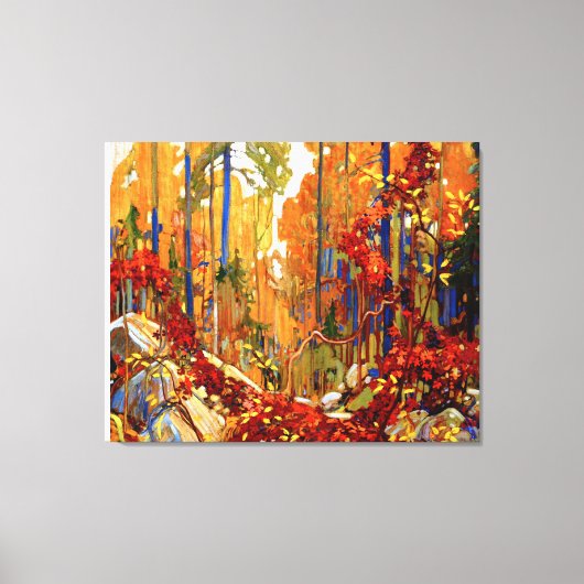 Toile Garland d'automne, art de Tom Thomson, (Recto)
