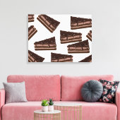 Toile Gâteau au chocolat au lait. (Insitu(Salon))