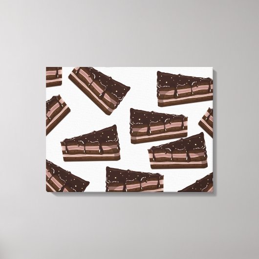 Toile Gâteau au chocolat au lait. (Recto)