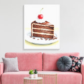 Toile Gâteau au chocolat Peinture murale (Insitu(Salon))