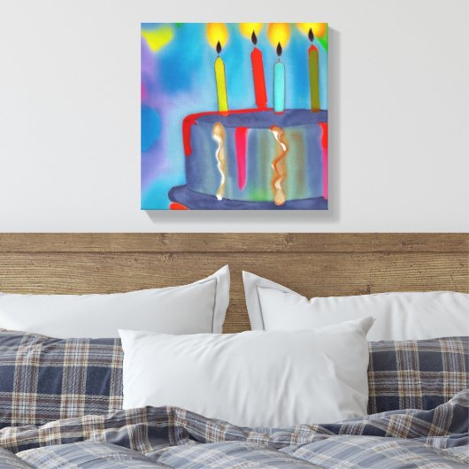 Toile Gâteau d'anniversaire (Insitu(Chambre))