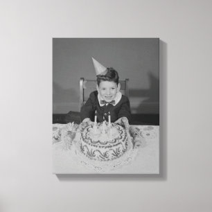 Toile Gâteau d'anniversaire