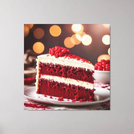 Toile Gâteau de velours rouge (Recto)