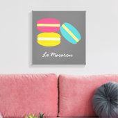 Toile Gâteaux colorés de macaron français (Insitu(Salon))