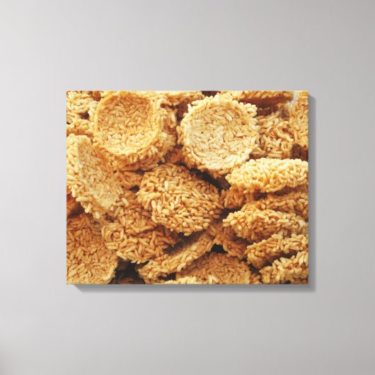 Toile Gâteaux de riz soufflé ~ Sucres asiatiques Dessert (Recto)