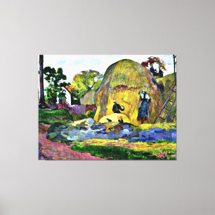 Toile Gauguin - Récolte dorée,