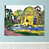 Toile Gauguin - Récolte dorée, (Insitu (Plancher de Bois))