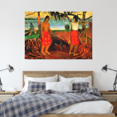Toile Gauguin - Sous l'arbre de pandanus (Insitu(Chambre))