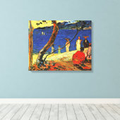 Toile Gauguin - Un bord de mer (Insitu (Plancher de Bois))