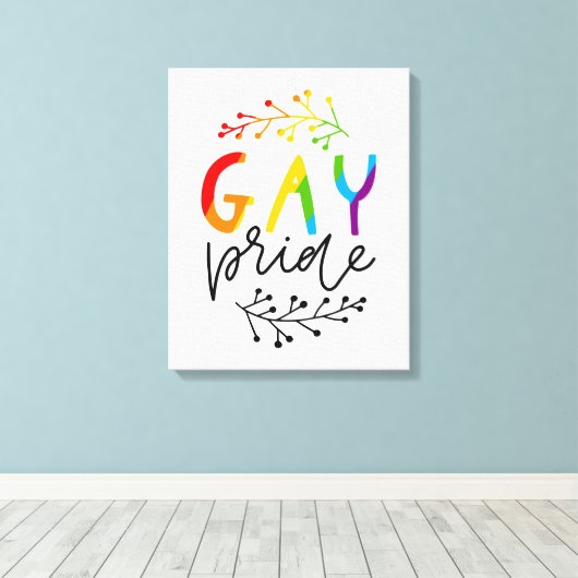 Toile Gay pride (Insitu (Plancher de Bois))