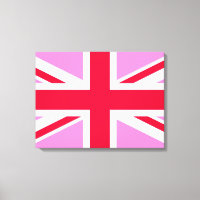 GAY PRIDE britannique (Union Jack rose) (Drapeau b