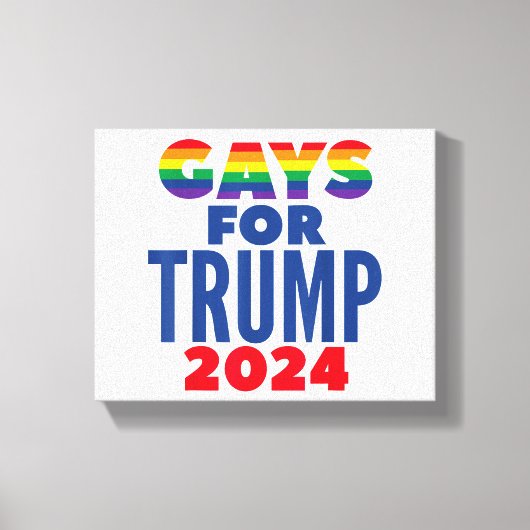 Toile Gays Pour L'Élection De Trump En 2024 (Recto)