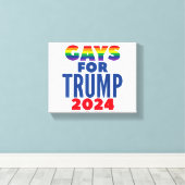 Toile Gays Pour L'Élection De Trump En 2024 (Insitu (Plancher de Bois))