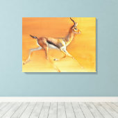 Toile Gazelle arabe 2010 (Insitu (Plancher de Bois))