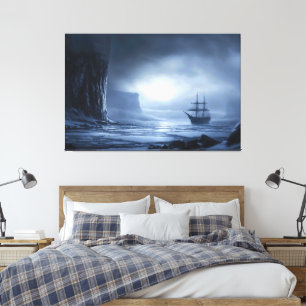 Toile Géants Lune : Ancrage Antarctique