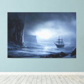 Toile Géants Lune : Ancrage Antarctique (Insitu (Plancher de Bois))