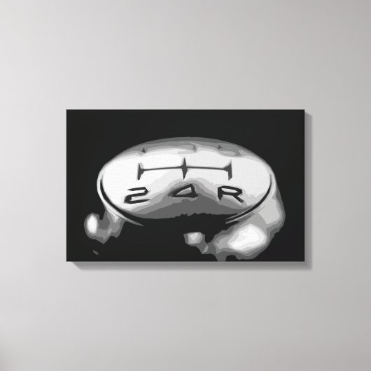 Toile Gear Knob d'une voiture de sport de luxe Design si (Recto)