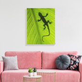 Toile Gecko Silhouette (Insitu(Salon))