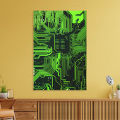 Toile Geek de la carte de circuit électronique Nerd PCB  (Insitu(Salon))