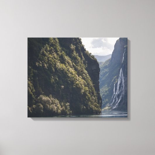 Toile Geiranger Fjord Norvège (Recto)