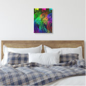 Toile Geisha Abstrait Japan Wall Art (Insitu(Chambre))