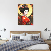 Toile Geisha Girl Canvas Art (Insitu(Chambre))