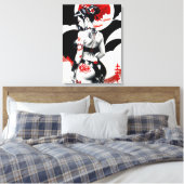 Toile Geisha japonais (Insitu(Chambre))