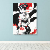 Toile Geisha japonais (Insitu (Plancher de Bois))