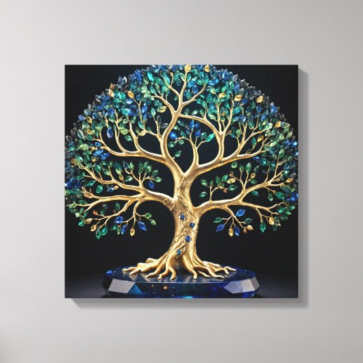 Toile Gemstone Tree of Life (Recto)
