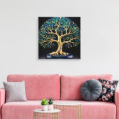 Toile Gemstone Tree of Life (Insitu(Salon))