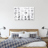 Toile Genera of Shells jigsaw, pub. par W. Edwards (Insitu(Chambre))