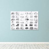 Toile Genera of Shells jigsaw, pub. par W. Edwards (Insitu (Plancher de Bois))