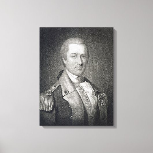 Toile Général Otho Holland Williams (1749-1794) gravé pa (Recto)