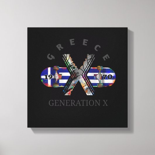 Toile Génération X Greece 1970 (Recto)