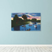 Toile Genesee Valley Park - Scène de navigation (Insitu (Plancher de Bois))