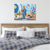Toile Genesis mosaïque Premium Wrapped Canvas (Gloss) (Insitu(Chambre))