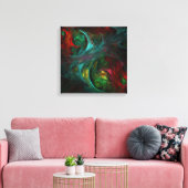 Toile Genesis Nova Art Abstrait Quad Canvas Imprimer (Insitu(Salon))