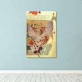 Toile Genghis Khan (c.1162-1227) combat les Chinois à (Insitu (Plancher de Bois))