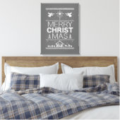 Toile Génial Joyeux Chandail de Noël Religieux Christian (Insitu(Chambre))
