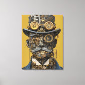 Toile Gentleman Mécanique Steampunk (Recto)