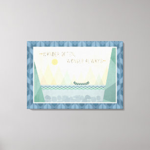 Toile Geo I extérieur   Se Promener Souvent, Se Demander